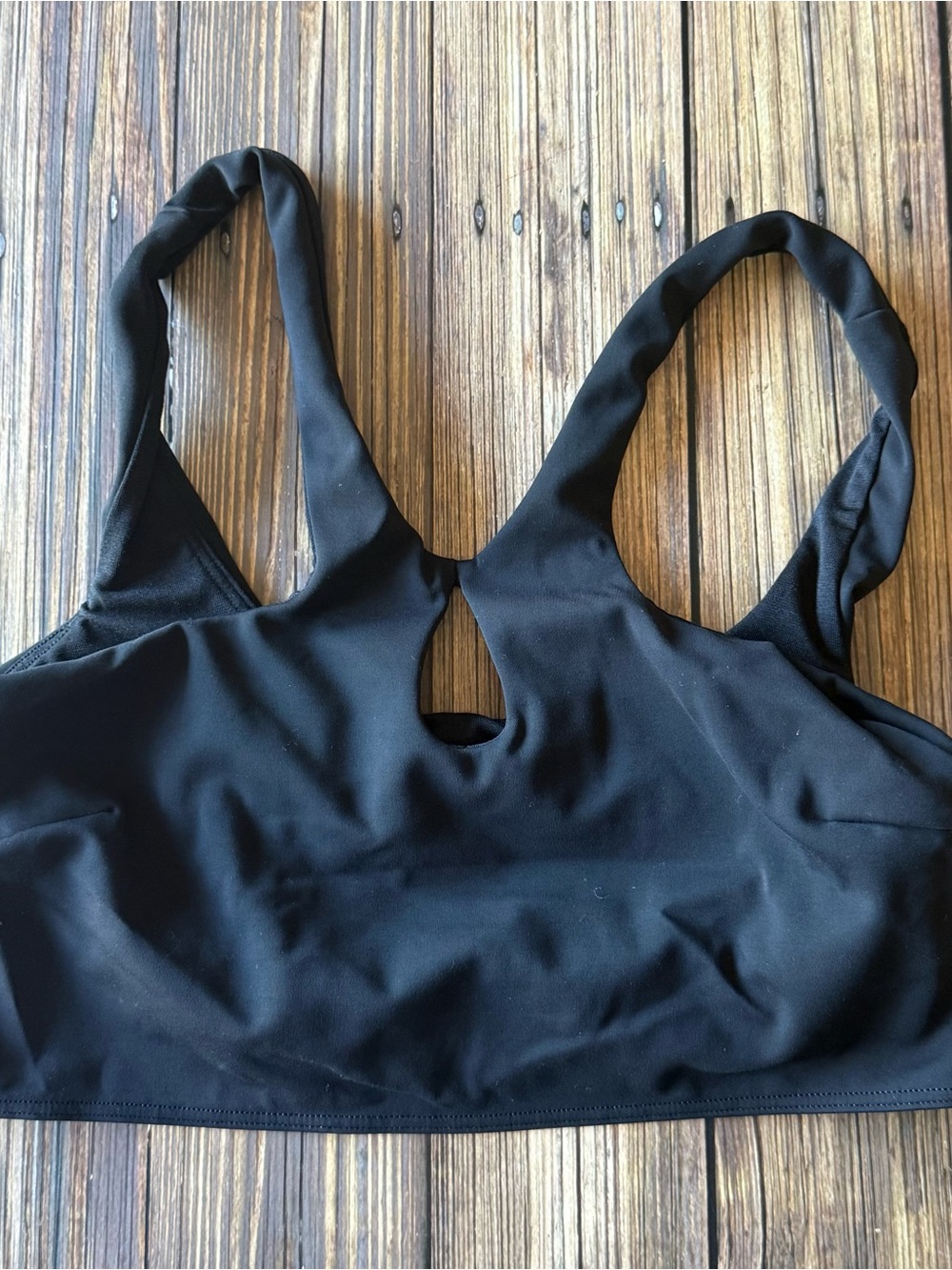 Lululemon Keyhole Black Sports Bra 6